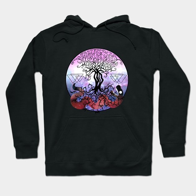 Yggdrasil and Niddhog Hoodie by OrderBorder